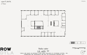 777 S Alameda St, Los Angeles, CA à louer Plan d’étage– Image 1 sur 2