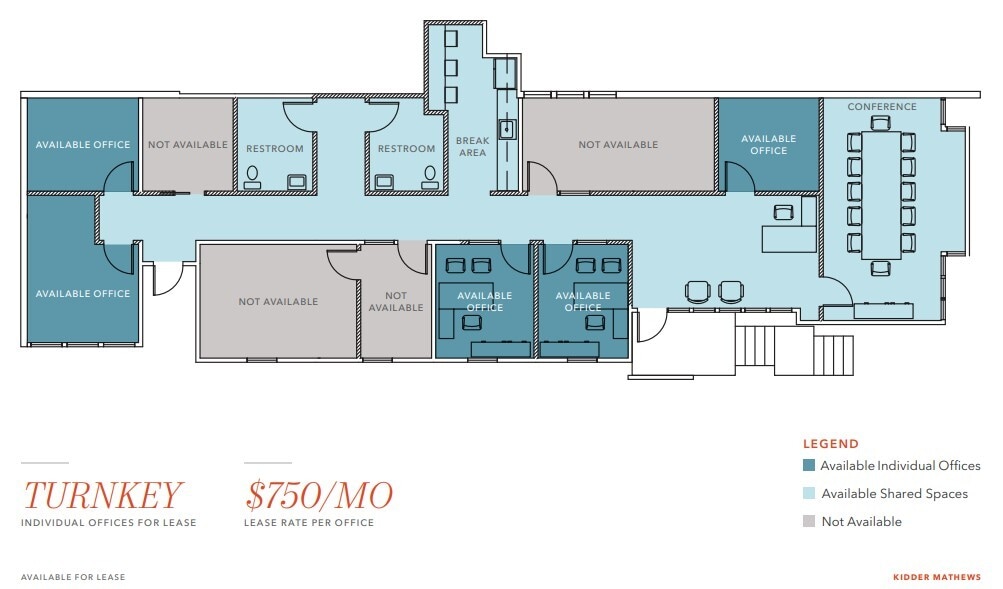 1199 E Walnut St, Pasadena, CA à louer Plan d’étage– Image 1 sur 1