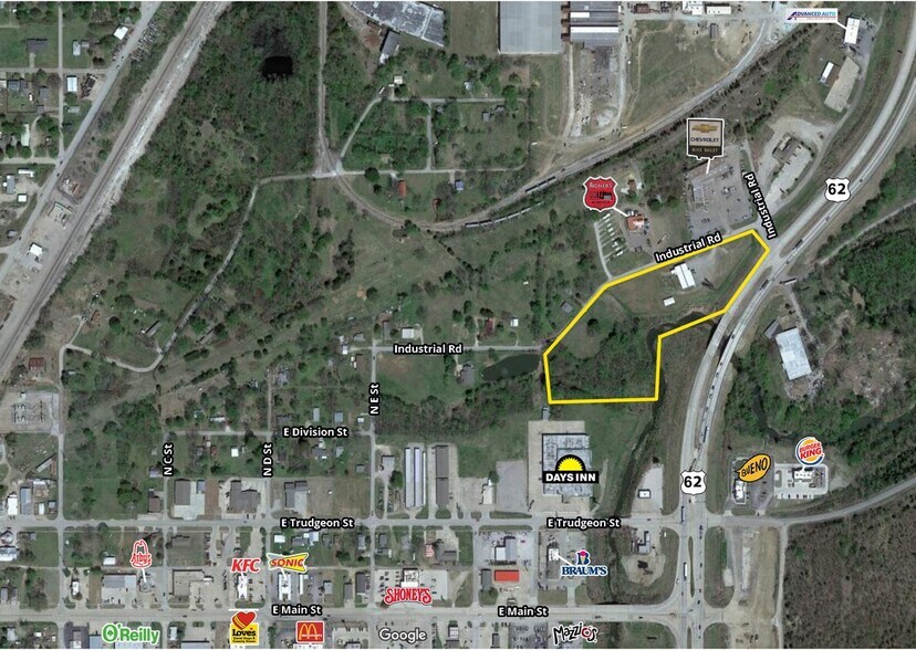 811 E Industry Rd, Henryetta, OK à vendre - Aérien – Image 3 sur 15