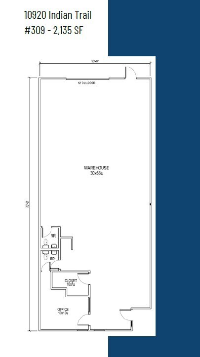11005 Indian Trl, Dallas, TX à louer Plan d’étage– Image 1 sur 1