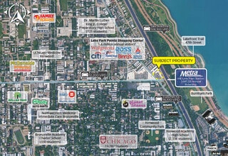 1400 E 47th St, Chicago, IL - Vue aérienne vue de carte
