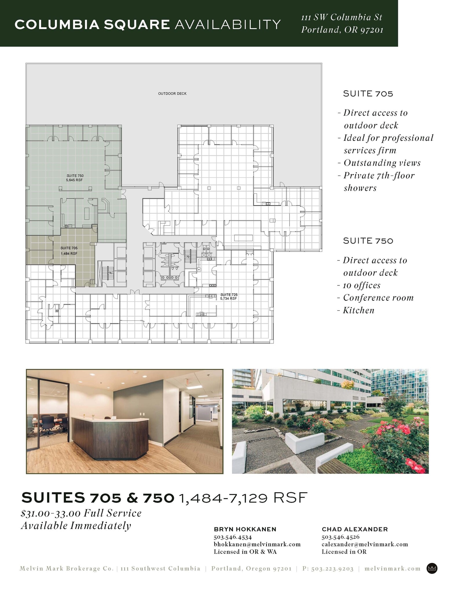 111 SW Columbia St, Portland, OR à louer Plan d’étage– Image 1 sur 1