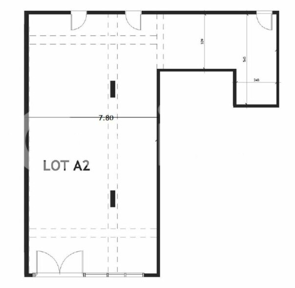 Local commercial dans Castelnau Le Lez à vendre - Plan d’étage – Image 3 sur 3