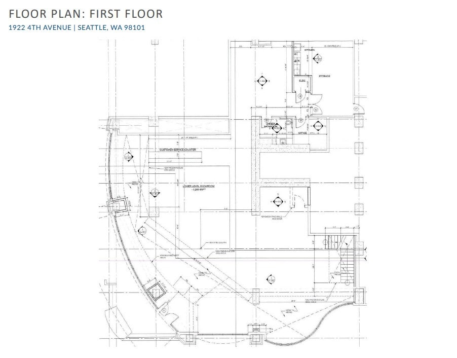 1918 4th Ave, Seattle, WA 98101 - Lot 1 -  - Plan d’étage - Image 1 of 2
