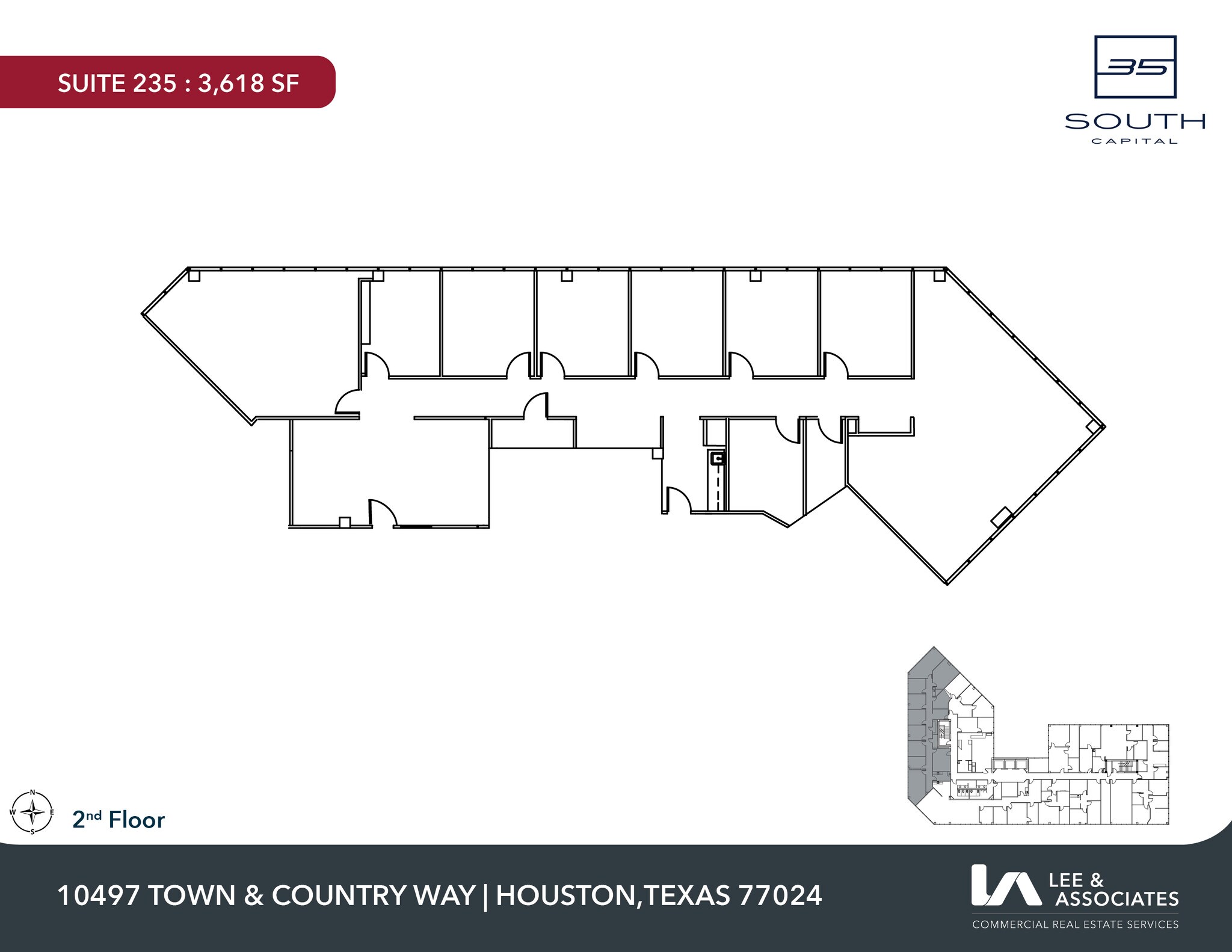 10497 Town & Country Way, Houston, TX à louer Plan d’étage– Image 1 sur 1
