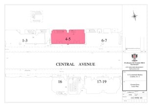 88-90 Gracechurch St, Londres à louer Plan de site– Image 1 sur 2