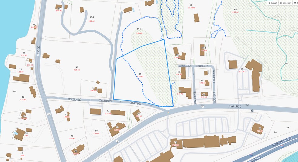 1 Huntley Rd, Old Lyme, CT à vendre - Plan cadastral – Image 2 sur 5