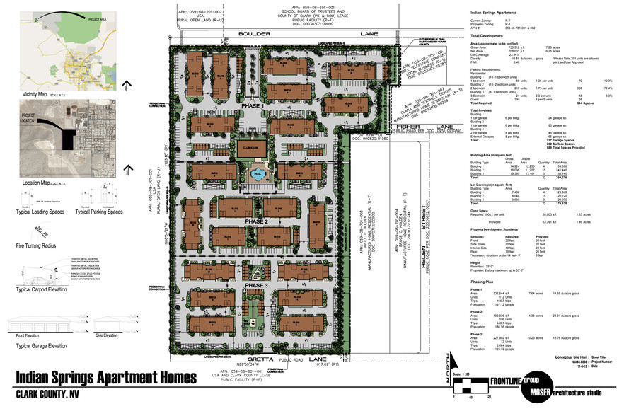 875 W Boulder Ln, Indian Springs, NV à vendre - Plan de site – Image 1 sur 15