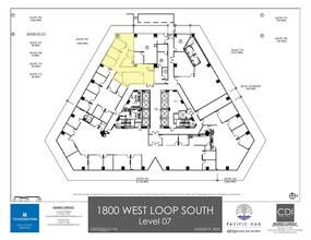 1800 West Loop S, Houston, TX à louer Plan d’étage– Image 1 sur 1