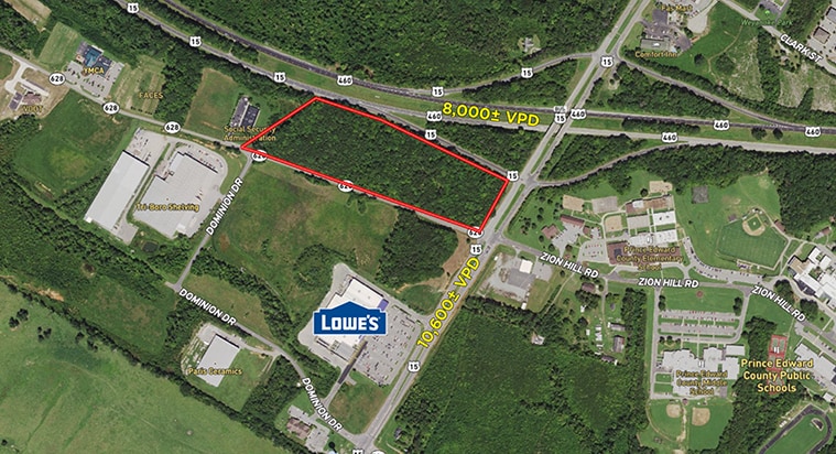 Route 15 and Commerce Rd, Farmville, VA à vendre - Photo de l’immeuble – Image 1 sur 1