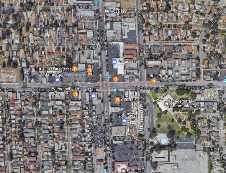 1210 N Long Beach Blvd, Compton, CA à louer - Aérien – Image 2 sur 3