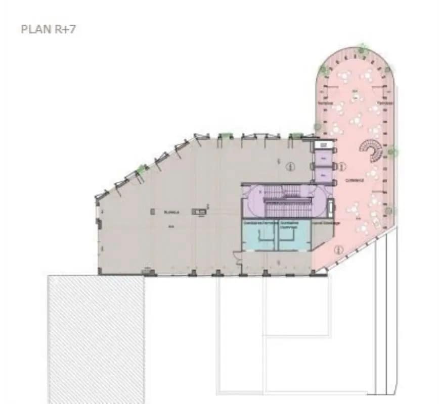 Bureau dans Paris à louer Plan d’étage– Image 1 sur 3