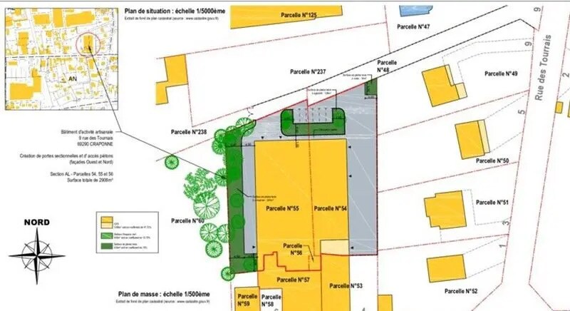 Local d'activités dans Craponne à vendre Plan de site– Image 1 sur 2