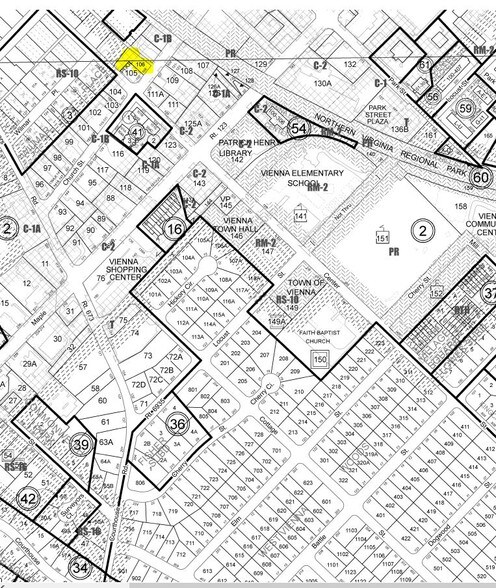 108 Church St NE, Vienna, VA à vendre - Plan cadastral – Image 3 sur 28