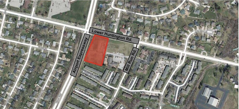 7200 Block Mill Run Rd, Fort Wayne, IN à vendre - Aérien – Image 2 sur 3