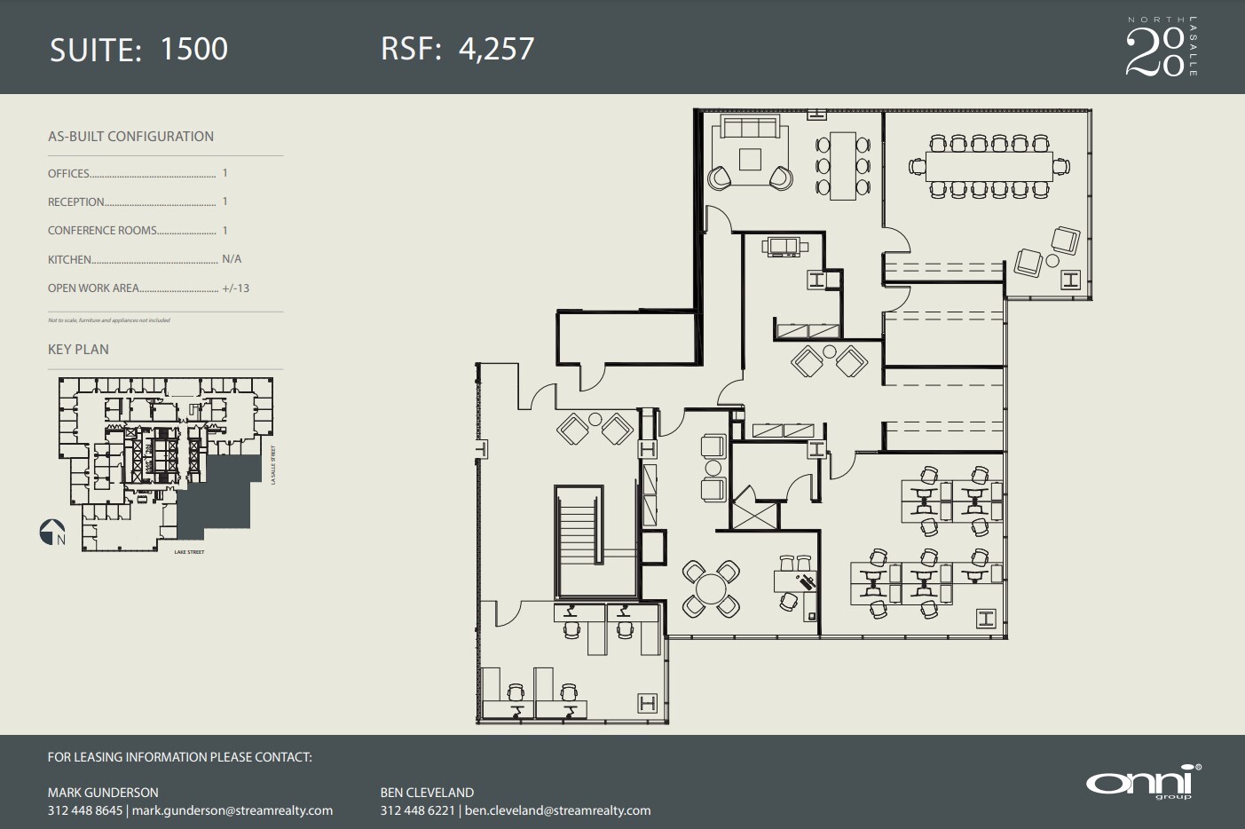 200 N LaSalle St, Chicago, IL à louer Plan d’étage– Image 1 sur 1