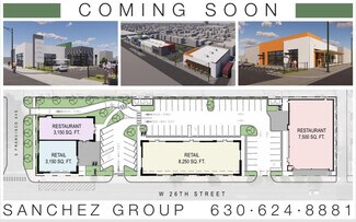 Plus de détails pour 2812-2850 W 26th St, Chicago, IL - Local commercial à louer