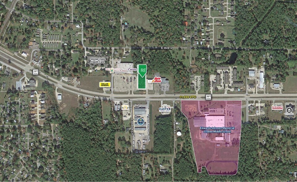 1045 TX-327, Silsbee, TX à vendre - Aérien – Image 3 sur 5