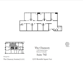 1120 Lincoln St, Denver, CO à louer Plan d’étage– Image 1 sur 1