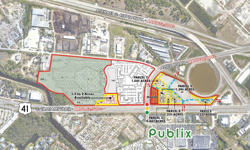 US-41 Hwy, Fort Myers, FL à vendre - Aérien – Image 2 sur 8