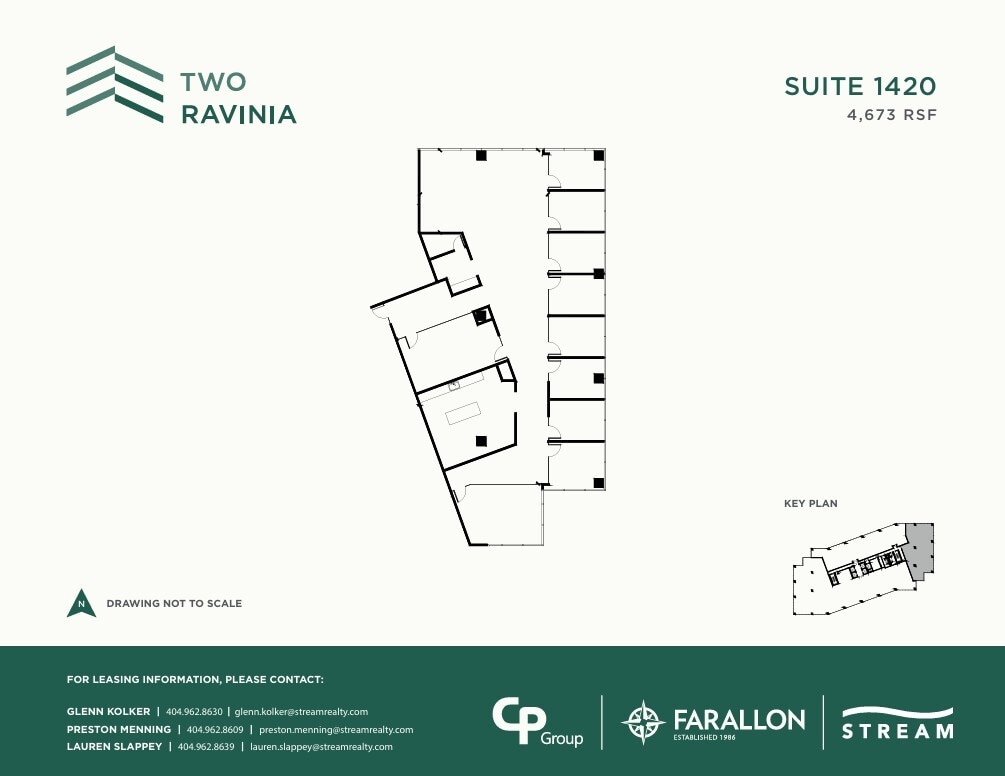 1 Ravinia Dr, Atlanta, GA à louer Plan d’étage– Image 1 sur 1