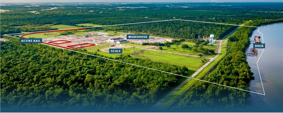 3607 English Turn Rd, Braithwaite, LA à louer - Aérien – Image 3 sur 9