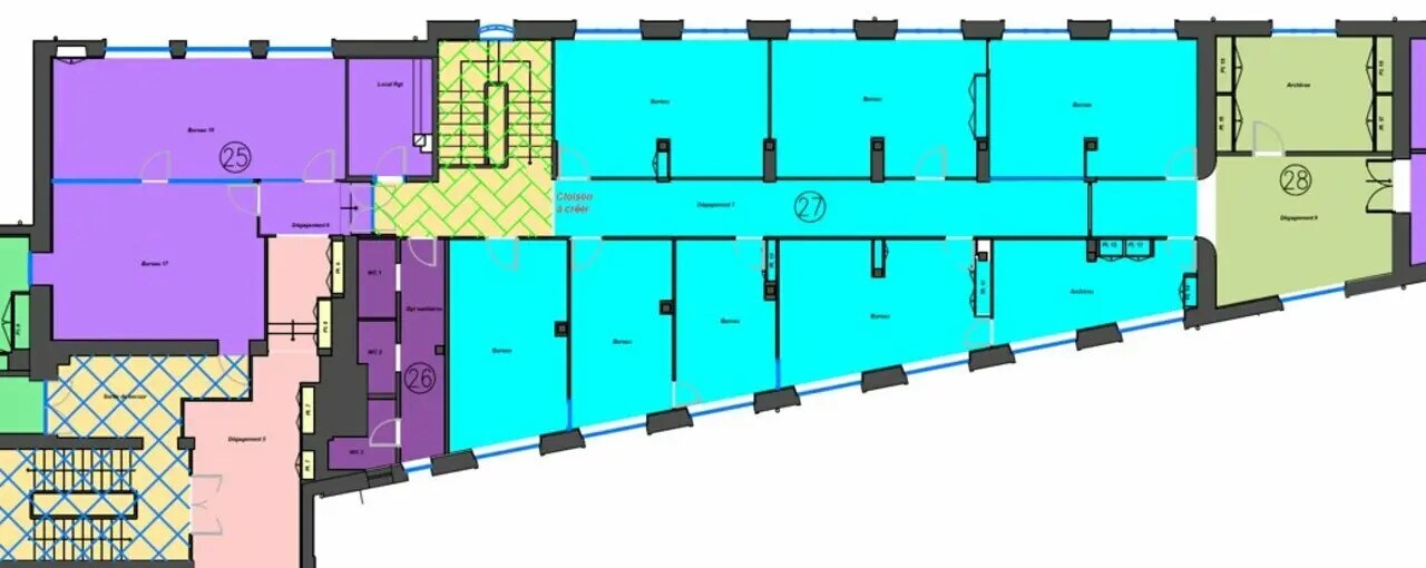 Bureau dans Blois à vendre Plan d’étage– Image 1 sur 2