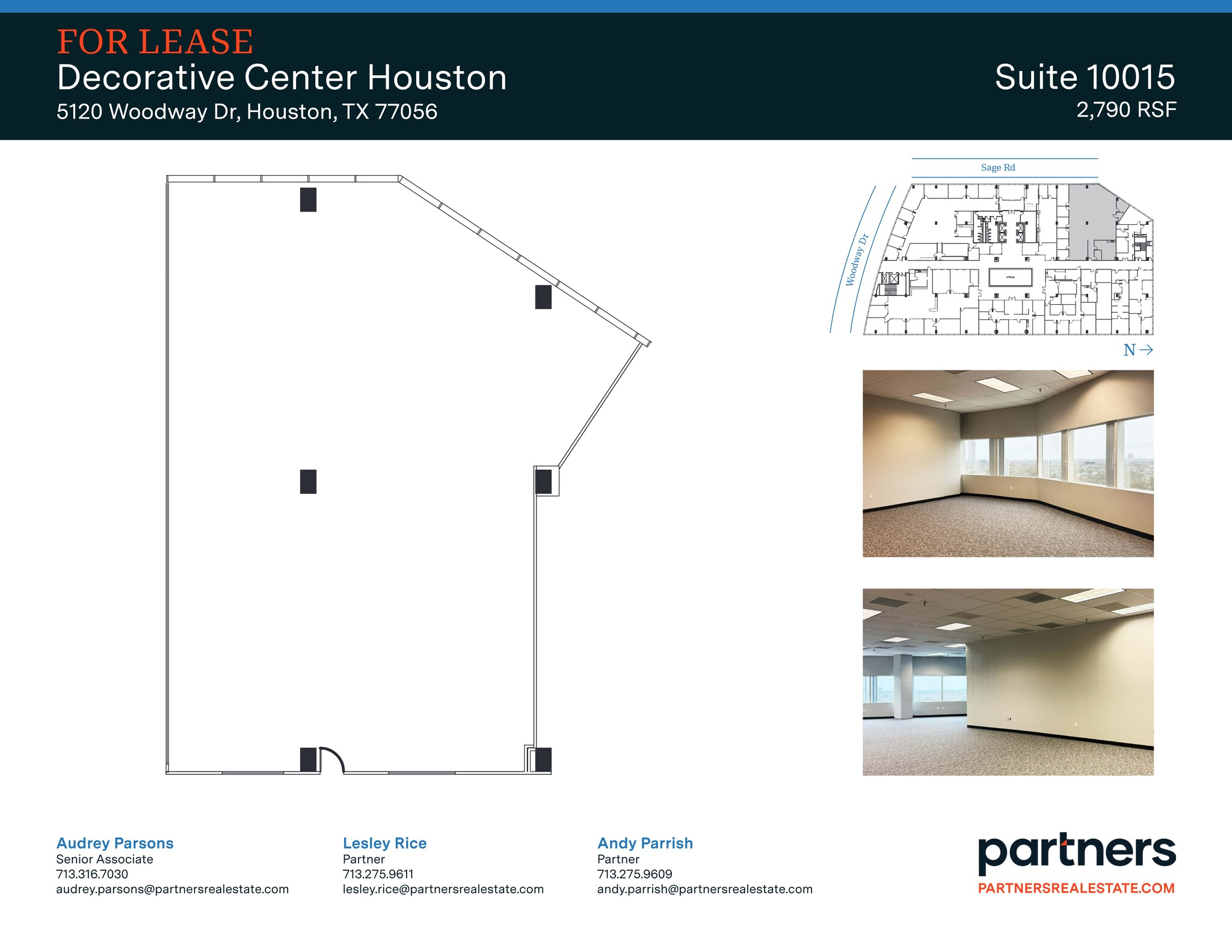 5120 Woodway Dr, Houston, TX à louer Plan de site– Image 1 sur 1