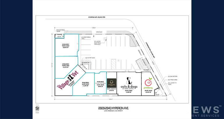 2829-2843 Hyperion Ave, Los Angeles, CA à louer - Photo de l’immeuble – Image 2 sur 3