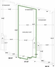 1000-1016 King St E, Hamilton, ON à louer Plan d’étage– Image 1 sur 1