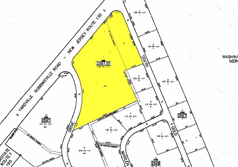 2 S Gold Dr, Hamilton, NJ à louer - Plan cadastral – Image 3 sur 9