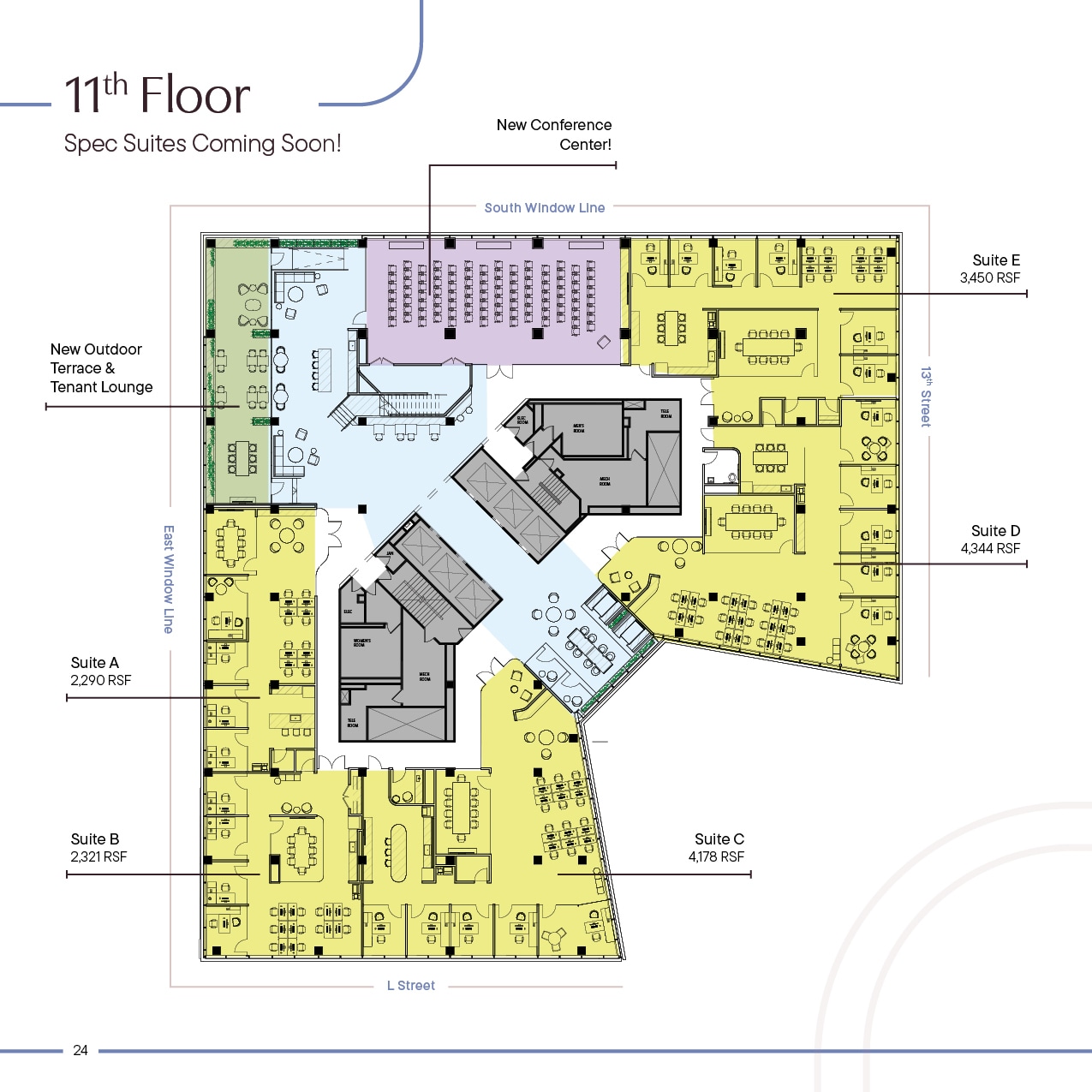 1220 L St NW, Washington, DC à louer Plan d’étage– Image 1 sur 1