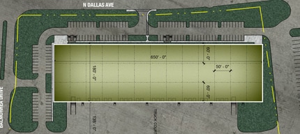 3700 N Dallas Ave, Lancaster, TX à louer Plan de site– Image 2 sur 2