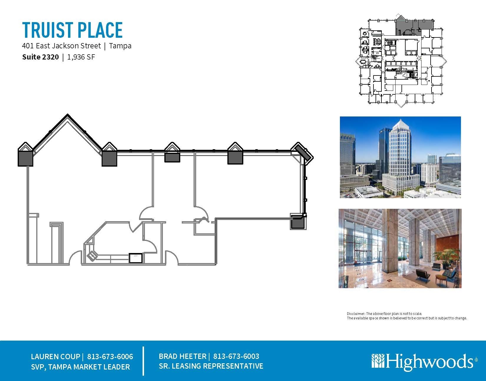 401 E Jackson St, Tampa, FL à louer Plan d’étage– Image 1 sur 1
