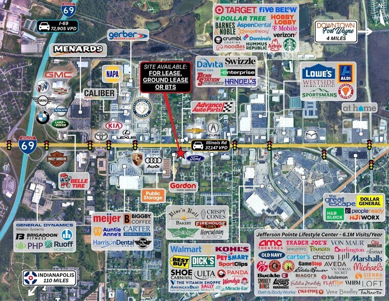 5405 Illinois Rd, Fort Wayne, IN à louer - Aérien – Image 2 sur 2