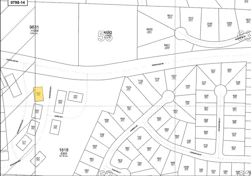 8341 Bandford Way, Raleigh, NC à louer - Plan cadastral – Image 1 sur 1
