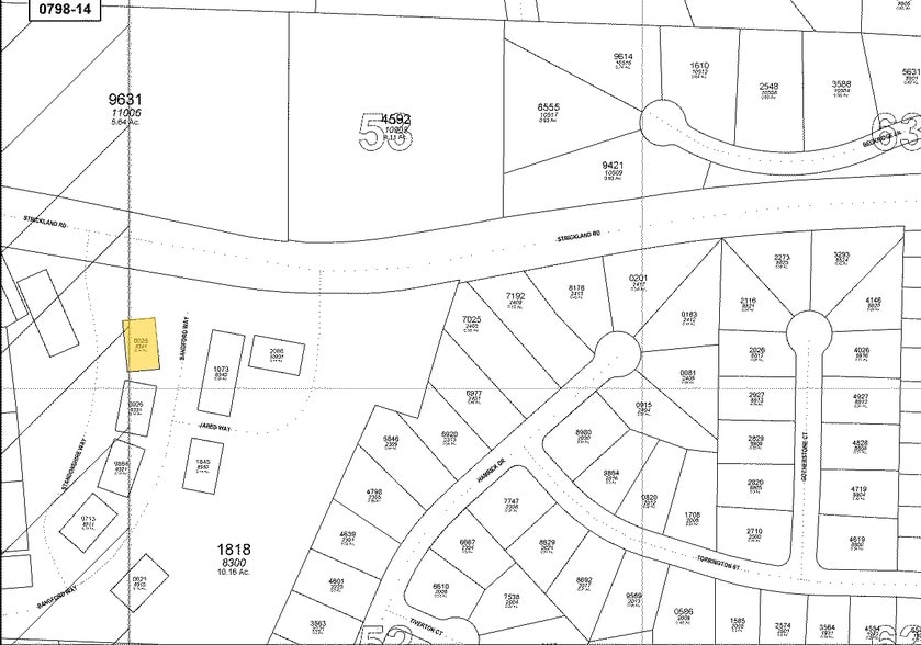 8341 Bandford Way, Raleigh, NC à louer - Plan cadastral – Image 3 sur 3