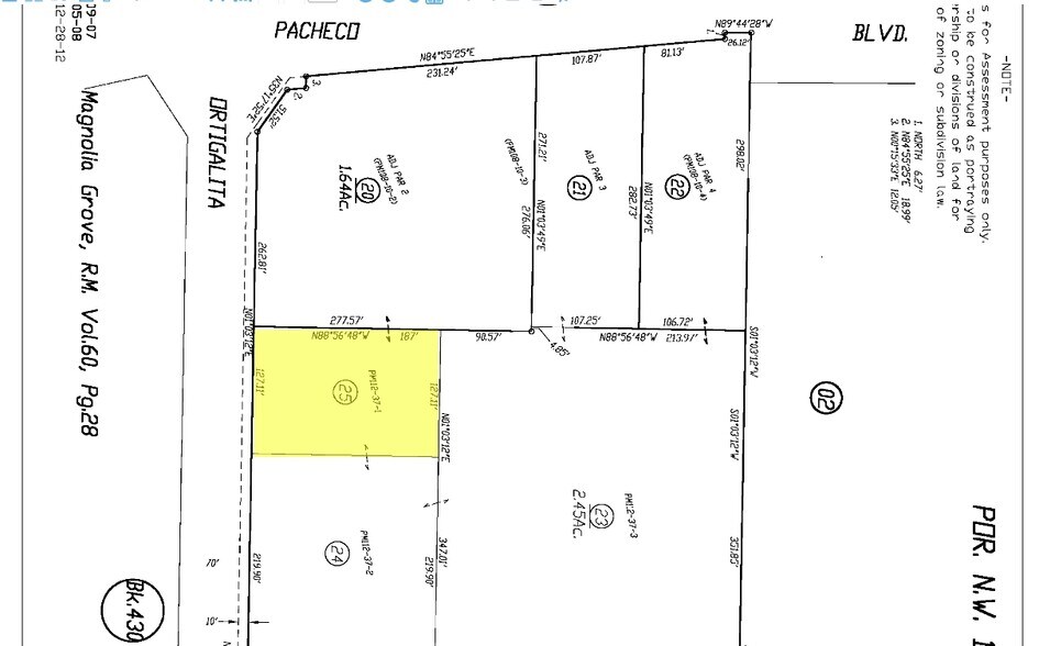 1245 W Pacheco Blvd, Los Banos, CA à vendre - Plan cadastral – Image 2 sur 2