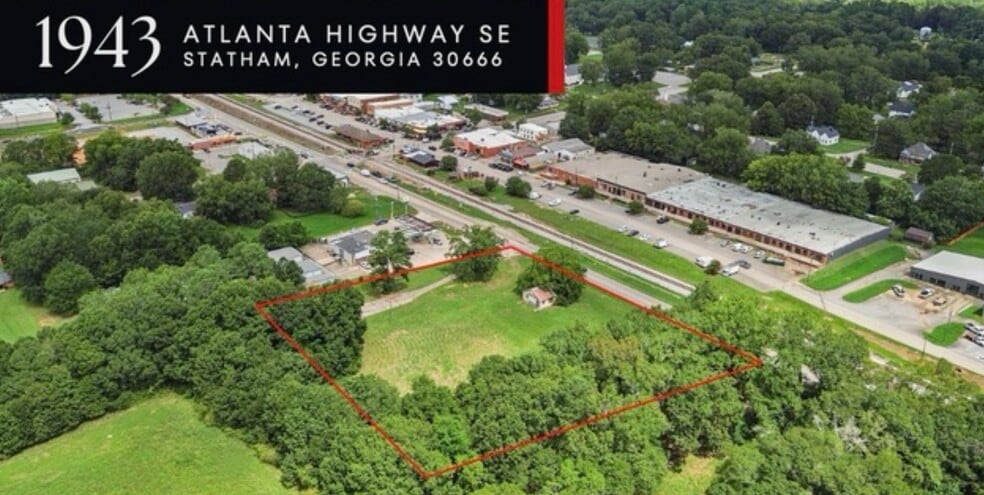 1943 SE Atlanta Hwy SE, Statham, GA à vendre - Aérien – Image 1 sur 1
