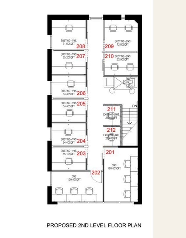120 E 3rd St, Long Beach, CA à louer Plan d’étage– Image 1 sur 1