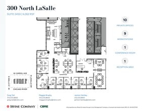 300 N LaSalle St, Chicago, IL à louer Plan de site– Image 1 sur 1