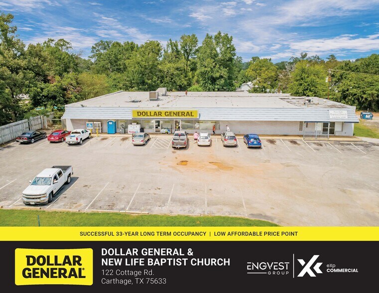 122 Cottage Rd, Carthage, TX à vendre - Photo de l’immeuble – Image 1 sur 6