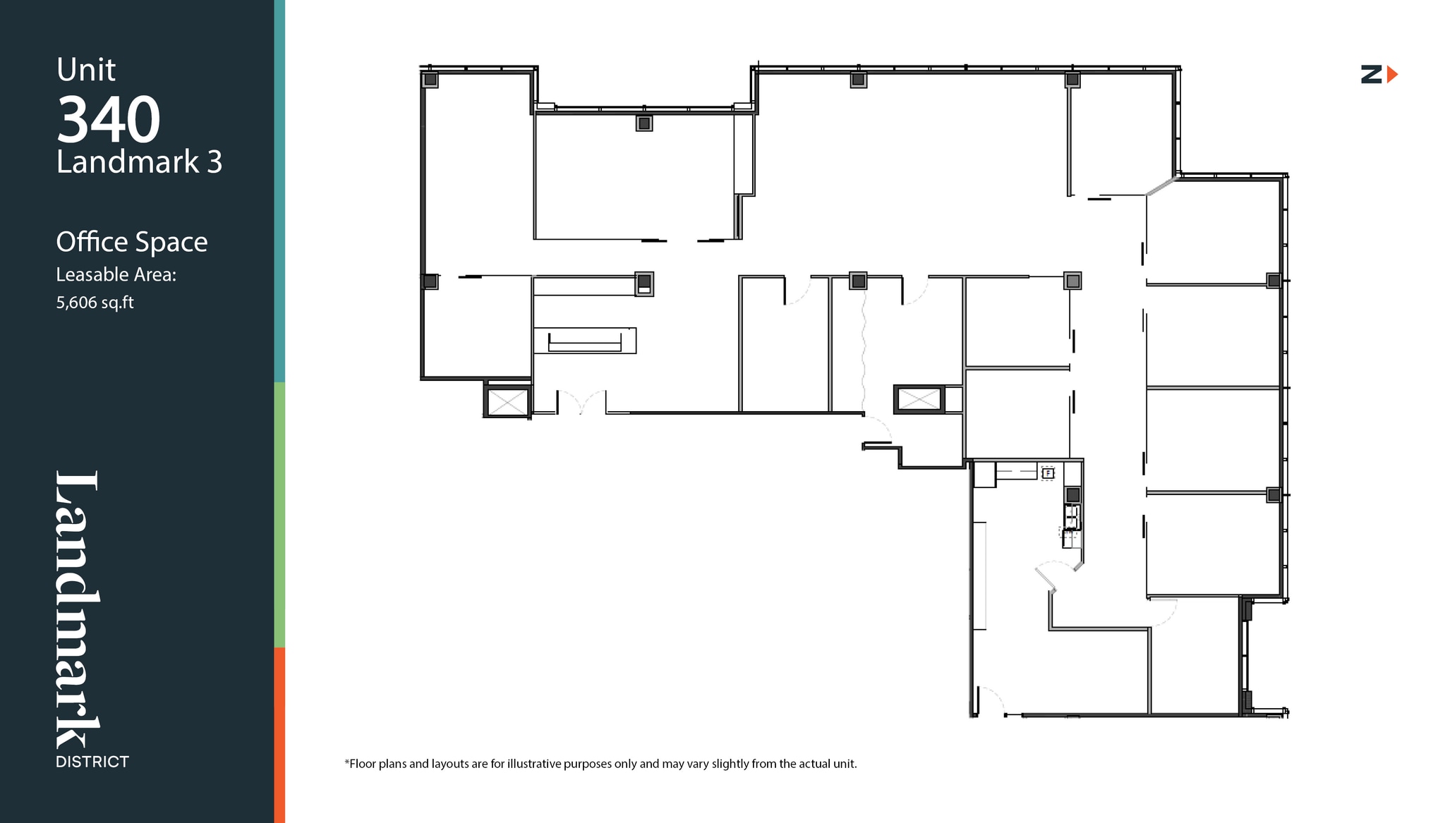 1700 Dickson Av, Kelowna, BC à louer Plan d’étage– Image 1 sur 10