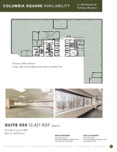 111 SW Columbia St, Portland, OR à louer Plan d’étage– Image 1 sur 5