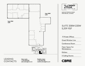 2625 Butterfield Rd, Oak Brook, IL à louer Plan d’étage– Image 2 sur 2