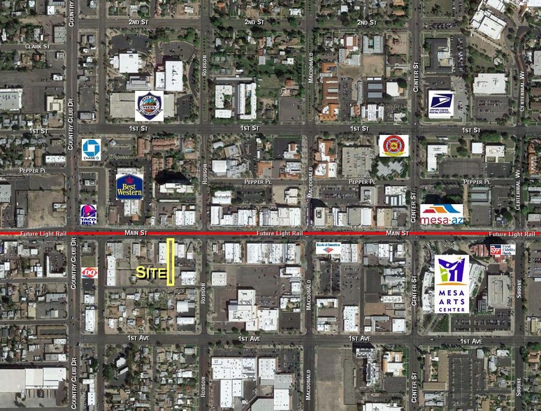 219 W Main St, Mesa, AZ à louer - Aérien – Image 2 sur 17