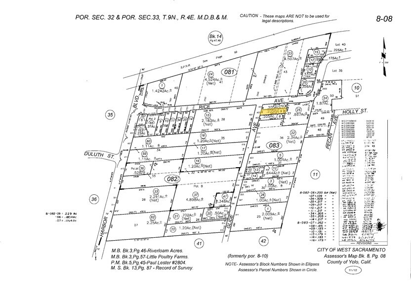 403 Glide Ave, West Sacramento, CA à vendre - Plan cadastral – Image 3 sur 3