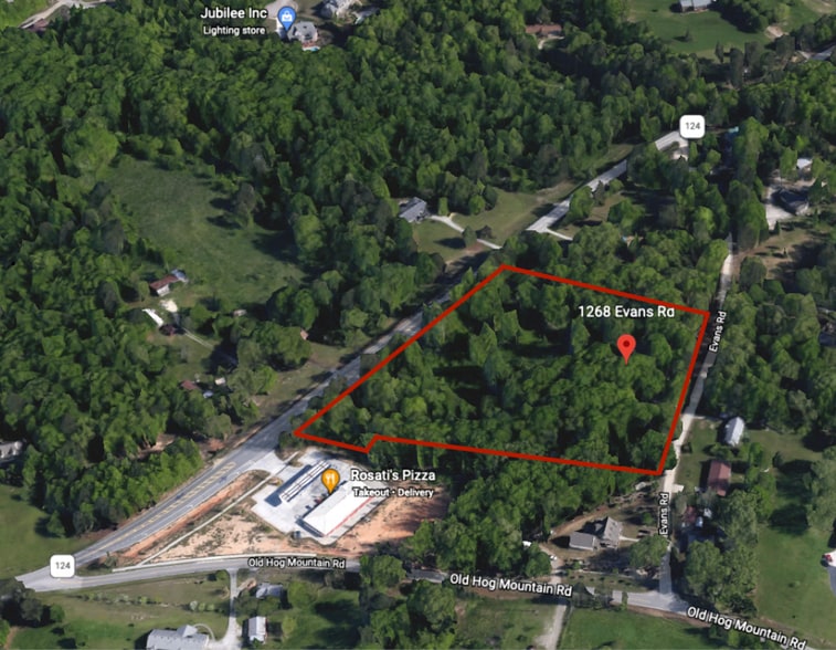 GA Hwy 124 & 1268 Evans Rd, Hoschton, GA à vendre - Aérien – Image 2 sur 3