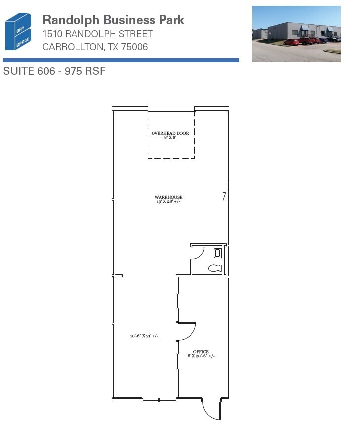 1510 Randolph St, Carrollton, TX à louer Plan d’étage– Image 1 sur 1