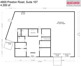 4900 Preston Rd, Frisco, TX à louer Plan d’étage– Image 1 sur 1